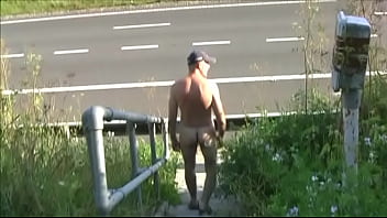 [Homemade, Motorway, Outdoor] Risky Naked Motorway