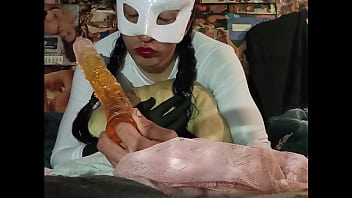 [Ass, Big Ass, Largo] Mamando Mi Dildo Largo Hasta Que Me Hace Llorar